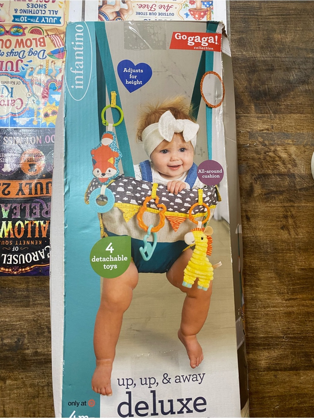 Infantino Go Gaga Up, Up & Away Deluxe Doorway Jumper